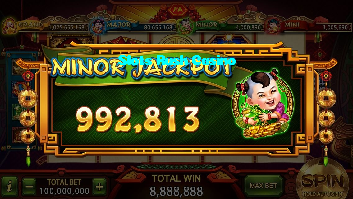 Slots Rush Casino casino presented on mobile device in Pakistan with slots and live games