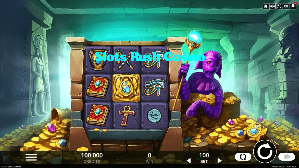 Slots Rush Casino casino presented on mobile device in Pakistan with slots and live games